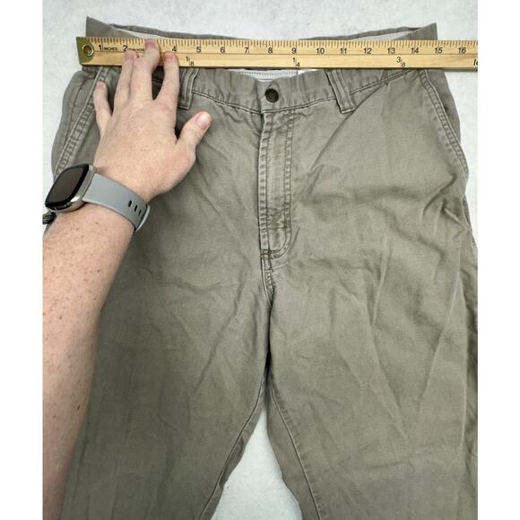 Columbia Mens Pants Size 32 Outdoor Utility Khaki Workwear Hiking 100% Cotton - Picture 4 of 9